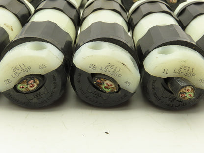 Leviton 2611 L5-30P 2613 L5-30R Male-Female Pair Twist Lock 30A 125V Lot of 10