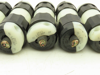Leviton 2611 L5-30P 2613 L5-30R Male-Female Pair Twist Lock 30A 125V Lot of 10