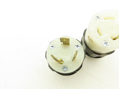 Leviton 2611 L5-30P 2613 L5-30R Male-Female Pair Twist Lock 30A 125V Lot of 10
