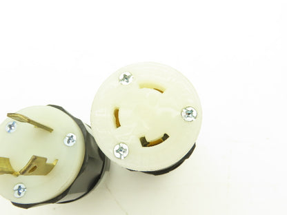 Leviton 2611 L5-30P 2613 L5-30R Male-Female Pair Twist Lock 30A 125V Lot of 10