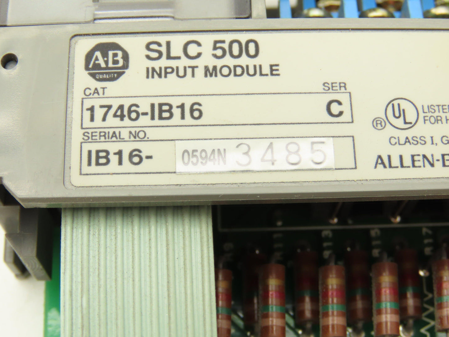 Allen Bradley 1746-IB16 SLC 500 Input Module Series C Lot of 7