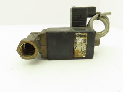 Burkert Diaphragm Control Valve 2/2 Way 24V 3/4"NPT