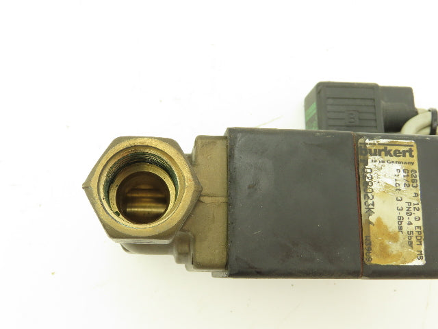 Burkert Diaphragm Control Valve 2/2 Way 24V 3/4"NPT