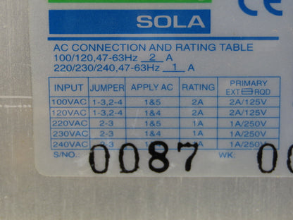 Sola SLS-05-120-1 Open Frame Power Supply Module 120/240V 5V 12A Lot of 2