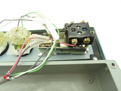 Hoffman E-5PB Push Button Enclosure 5 Hole E-Stop Start