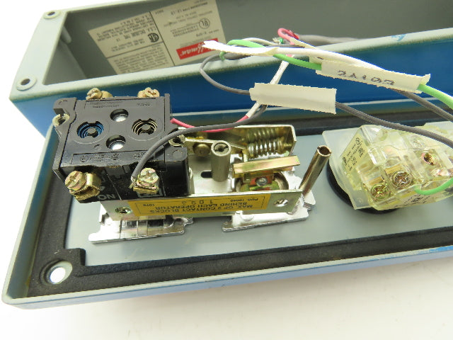 Hoffman E-5PB Push Button Enclosure 5 Hole E-Stop Start