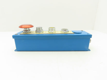 Hoffman E-5PB Push Button Enclosure 5 Hole E-Stop Start