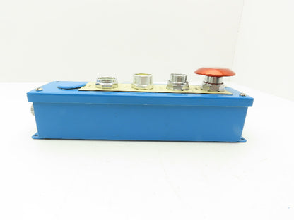 Hoffman E-5PB Push Button Enclosure 5 Hole E-Stop Start