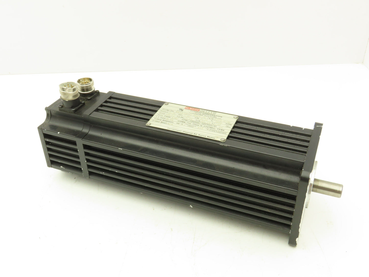 Elwood M444-HYN0-050Y-3C AC Servo Motor 3800RPM 2.76HP 3PH Crushed Connector