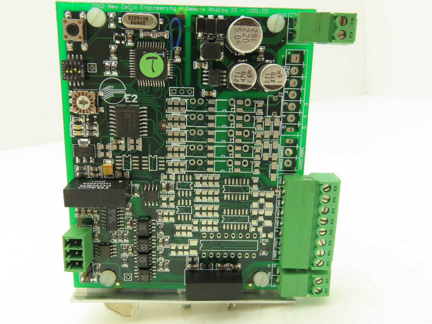 New Celio 1001.02 Remote Analog IO Module PCB Circuit Board