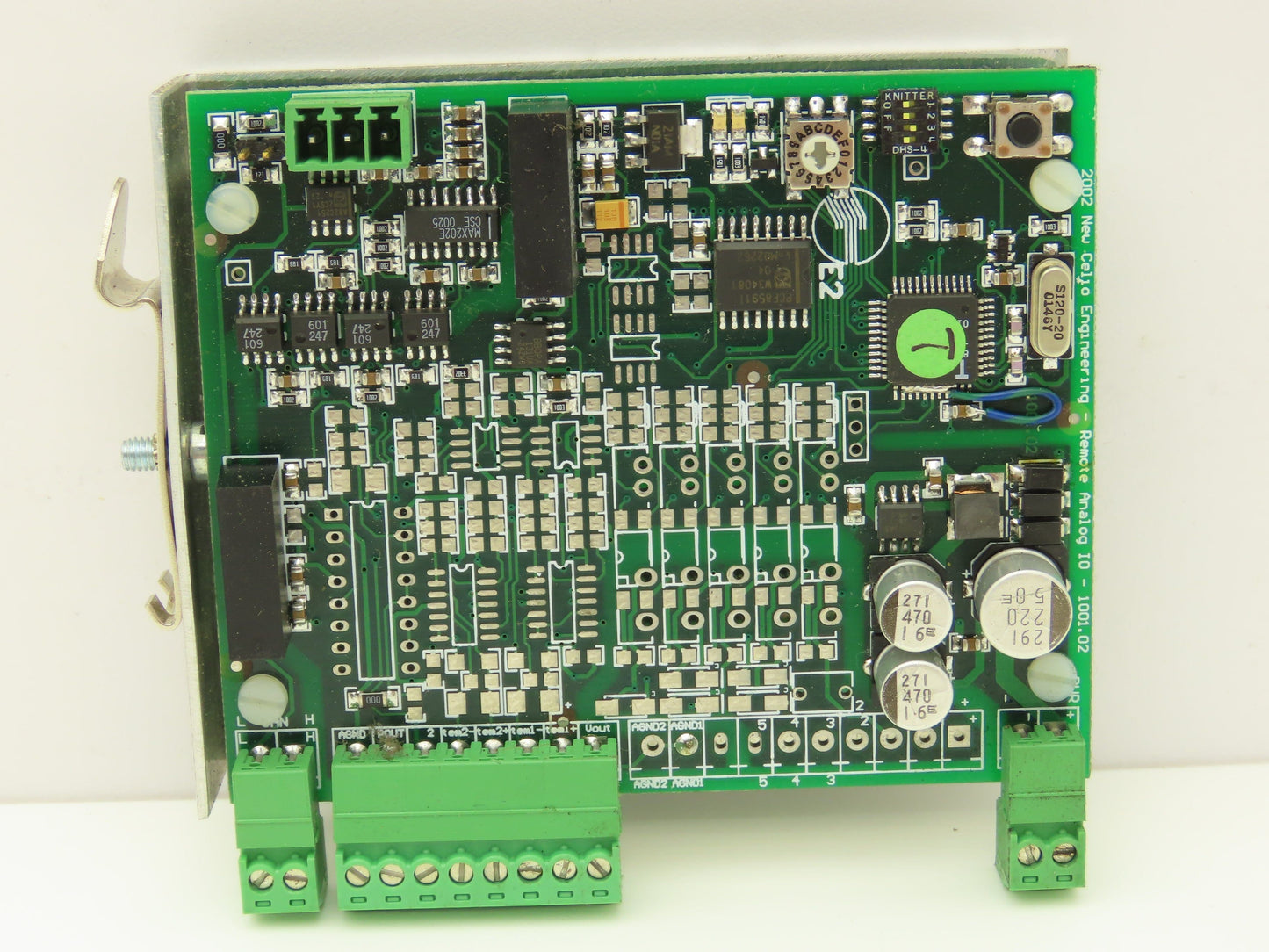New Celio 1001.02 Remote Analog IO Module PCB Circuit Board