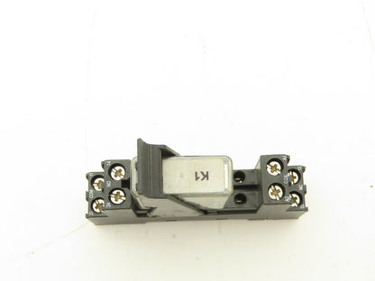 Elesta 119644 SGR 282 Relay 24VDC 8A/250VAC Lot of 16 with Bases