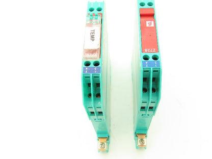 Pepperl Fuchs 71788 BAS01ATEX7005 Safe Snap Barrier Relay Lot of 2