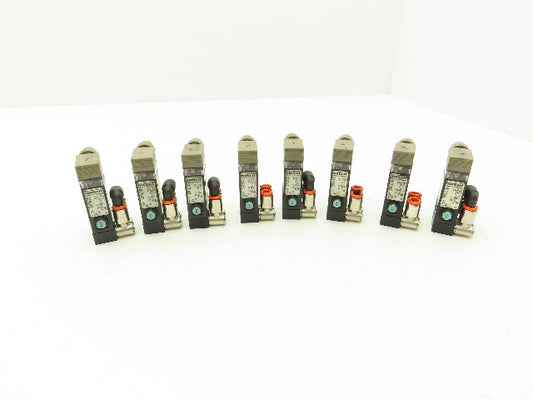 Burkert 017143 Pneumatic Air Solenoid Block Single Valve Manifold 24V Lot of 8