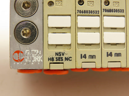 Metal Work Pneumatic NSV H8 SES NC Solenoid Valve Island Multimach