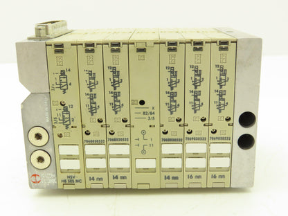 Metal Work Pneumatic NSV H8 SES NC Solenoid Valve Island Multimach