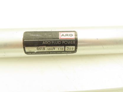 Aro 0418 1009 110 Pneumatic Round Air Cylinder 1-1/8" Bore 11" Stroke  Lot of 2