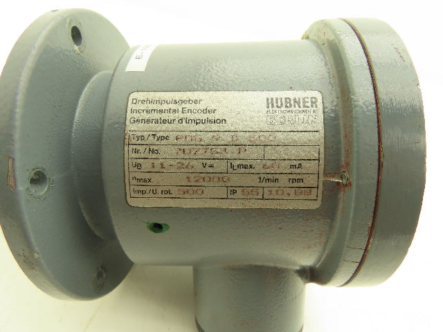 Hubner POG 9 D 500 Digital Tacho Incremental Encoder 11-26VDC 12k RPM