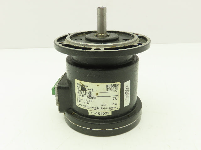 Hubner POG 9 D 500 Digital Tacho Incremental Encoder 12/24VDC 12k RPM ...