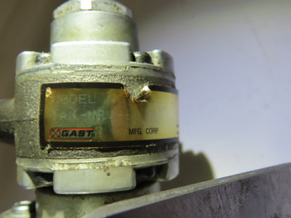 Gast 1AM-NRV-60-GR11 Pneumatic Air Gear Motor 15:1 Reducer .34Hp 350 RPM 100 PSI