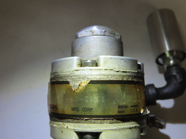 Gast 1AM-NRV-60-GR11 Pneumatic Air Gear Motor 15:1 Reducer .34Hp 350 RPM 100 PSI