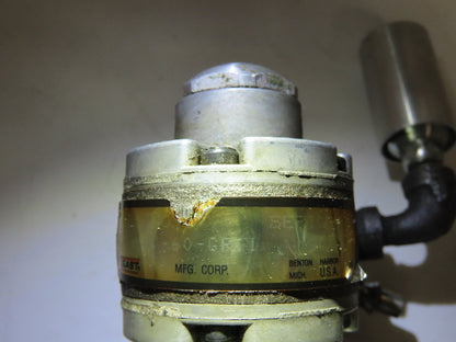 Gast 1AM-NRV-60-GR11 Pneumatic Air Gear Motor 15:1 Reducer .34Hp 350 RPM 100 PSI