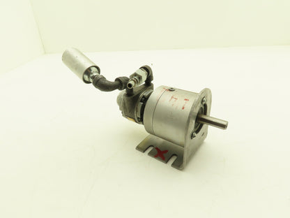 Gast 1AM-NRV-60-GR11 Pneumatic Air Gear Motor 15:1 Reducer .34Hp 350 RPM 100 PSI