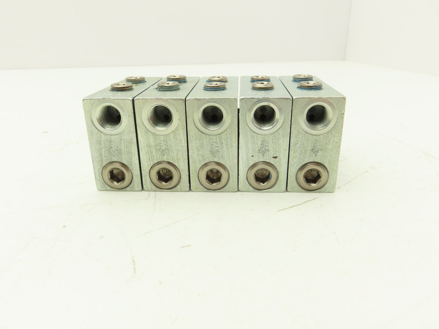 DropsA SX1-35 Modular Lubricator Divider Valve Block 1/8" BSP Lot of 5
