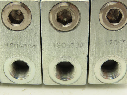 DropsA SX1-35 Modular Lubricator Divider Valve Block 1/8" BSP Lot of 5