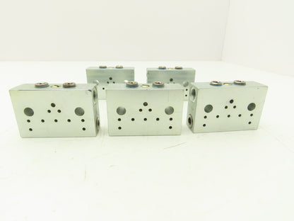DropsA SX1-35 Modular Lubricator Divider Valve Block 1/8" BSP Lot of 5