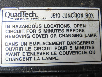PressTech AGC Photo Eye Alignment Scanner Control Junction Box
