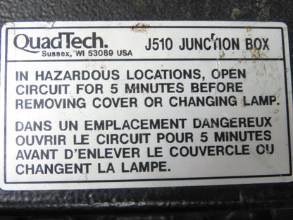 PressTech AGC Photo Eye Alignment Scanner Control Junction Box