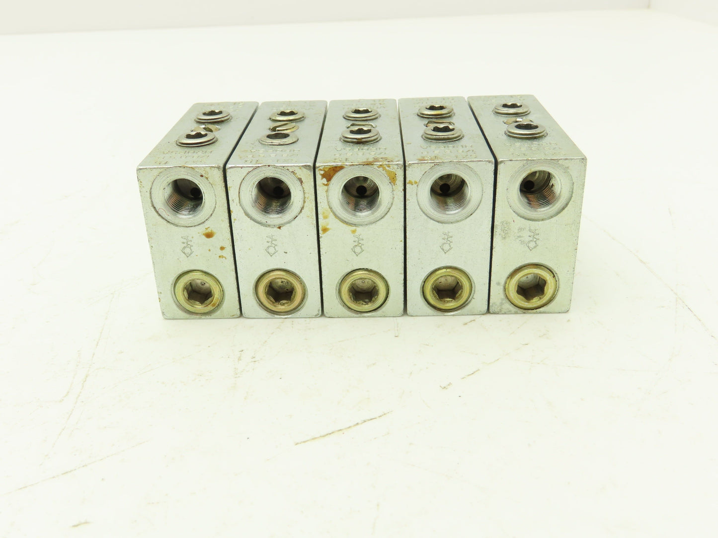 DropsA SX1-15 Modular Lubricator Divider Valve Block 1/8" BSP Lot of 5