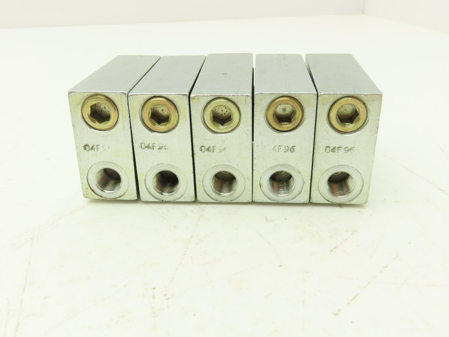 DropsA SX1-15 Modular Lubricator Divider Valve Block 1/8" BSP Lot of 5