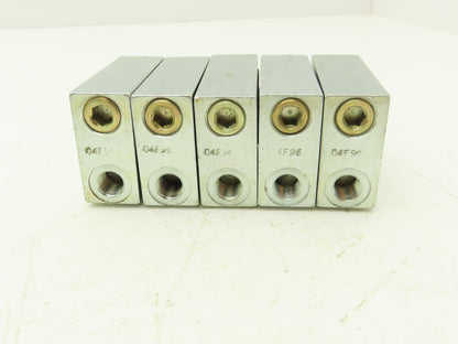 DropsA SX1-15 Modular Lubricator Divider Valve Block 1/8" BSP Lot of 5