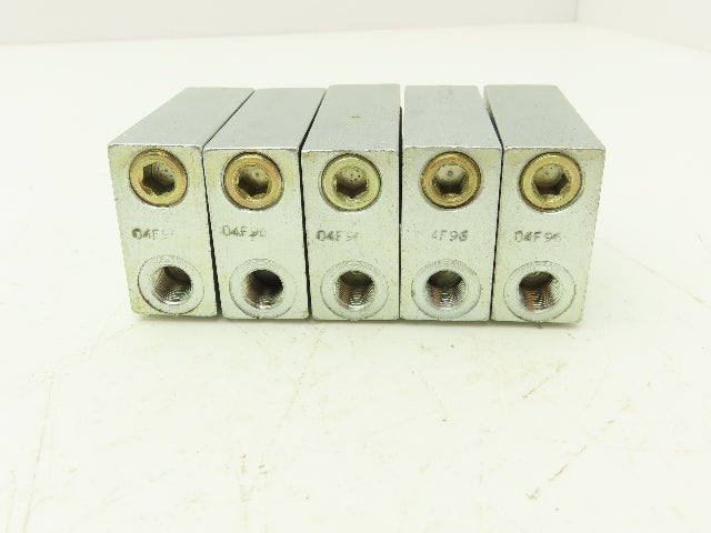DropsA SX1-15 Modular Lubricator Divider Valve Block 1/8" BSP Lot of 5