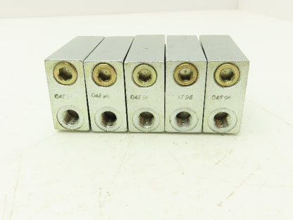 DropsA SX1-15 Modular Lubricator Divider Valve Block 1/8" BSP Lot of 5