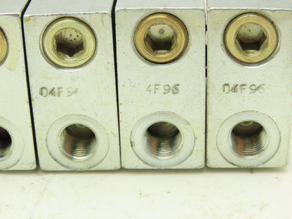 DropsA SX1-15 Modular Lubricator Divider Valve Block 1/8" BSP Lot of 5