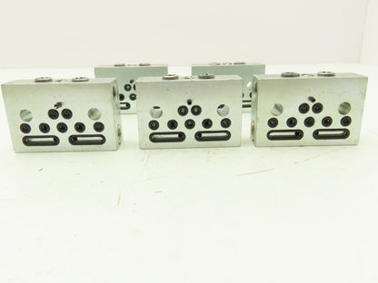 DropsA SX1-15 Modular Lubricator Divider Valve Block 1/8" BSP Lot of 5