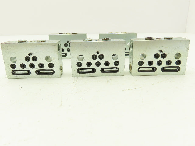 DropsA SX1-15 Modular Lubricator Divider Valve Block 1/8" BSP Lot of 5