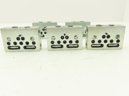 DropsA SX1-15 Modular Lubricator Divider Valve Block 1/8" BSP Lot of 5