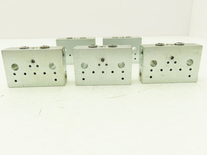 DropsA SX1-15 Modular Lubricator Divider Valve Block 1/8" BSP Lot of 5