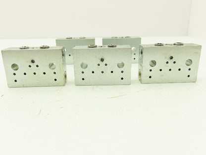 DropsA SX1-15 Modular Lubricator Divider Valve Block 1/8" BSP Lot of 5