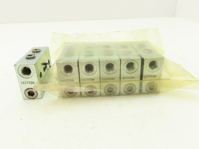 DropsA SX1-20 Modular Lubricator Divider Valve Block 1/8" BSP Lot of 6