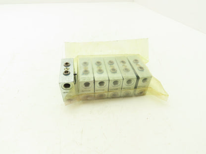 DropsA SX1-20 Modular Lubricator Divider Valve Block 1/8" BSP Lot of 6