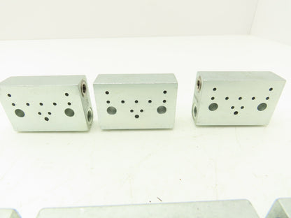 DropsA SX1-25 Modular Lubricator Divider Valve Block 1/8" BSP Lot of 6