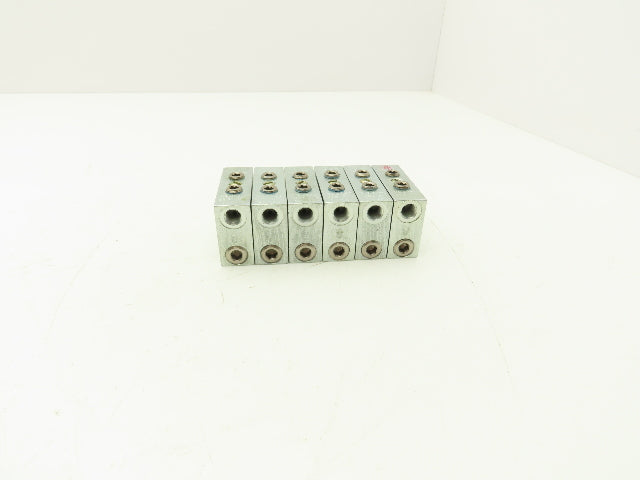 DropsA SX1-25 Modular Lubricator Divider Valve Block 1/8" BSP Lot of 6