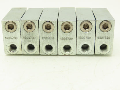 DropsA SX1-25 Modular Lubricator Divider Valve Block 1/8" BSP Lot of 6
