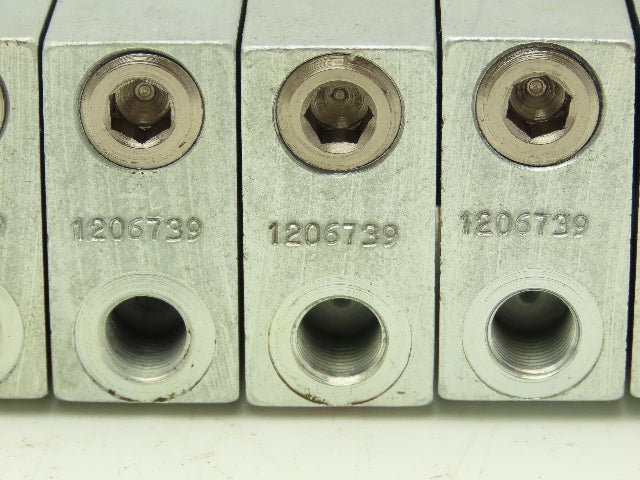 DropsA SX1-25 Modular Lubricator Divider Valve Block 1/8" BSP Lot of 6