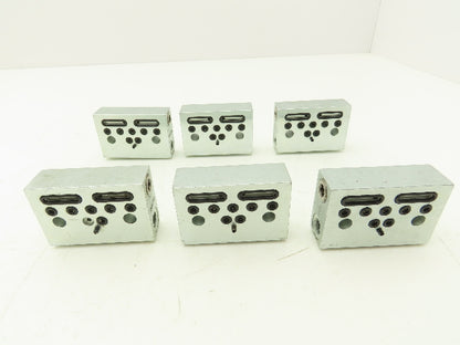 DropsA SX1-25 Modular Lubricator Divider Valve Block 1/8" BSP Lot of 6